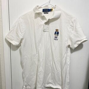 ****SOLD****Polo Ralph Lauren Size M  Women’s  White Polo Shirt